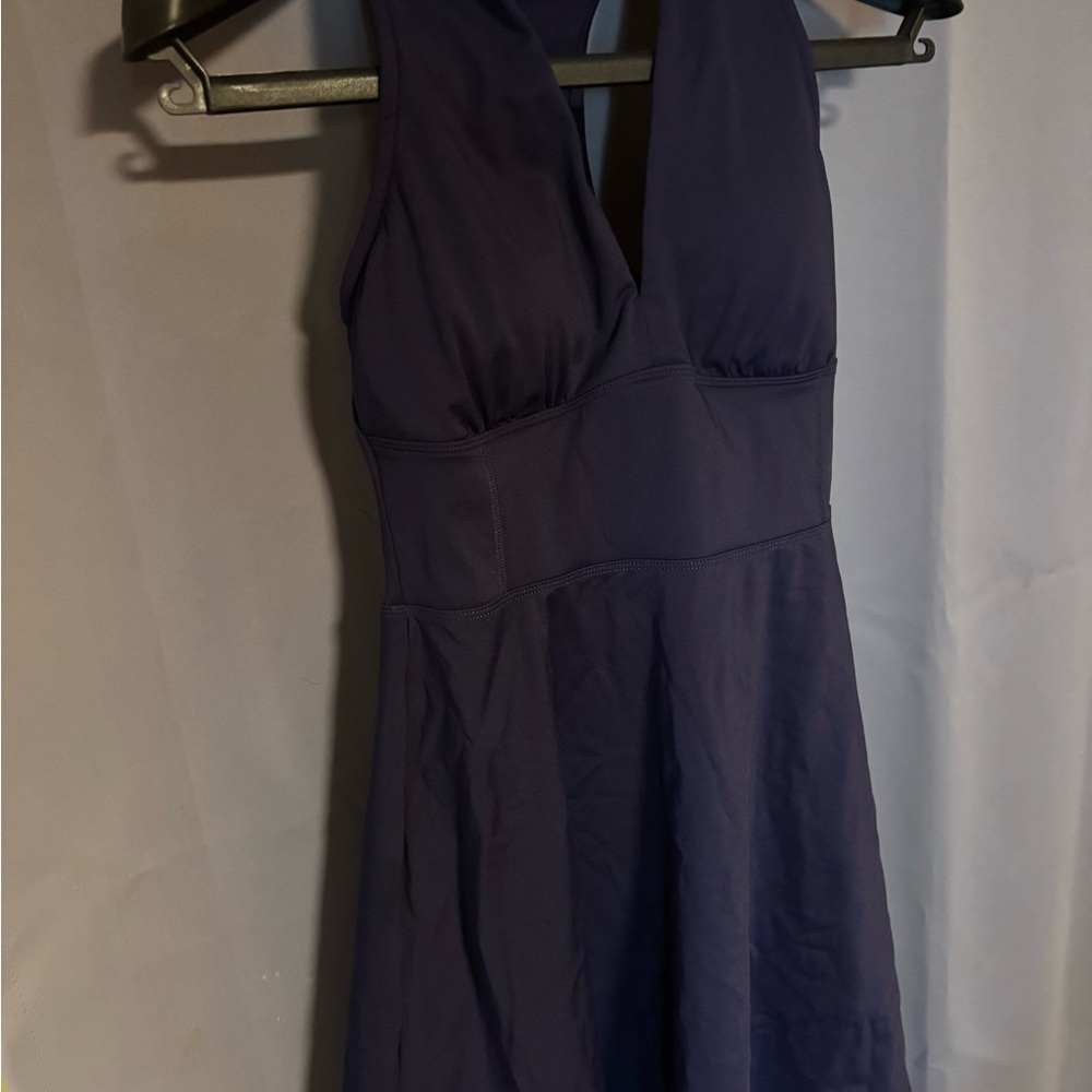 Halara athletic golf sports Sleeveless Dress navy/size small